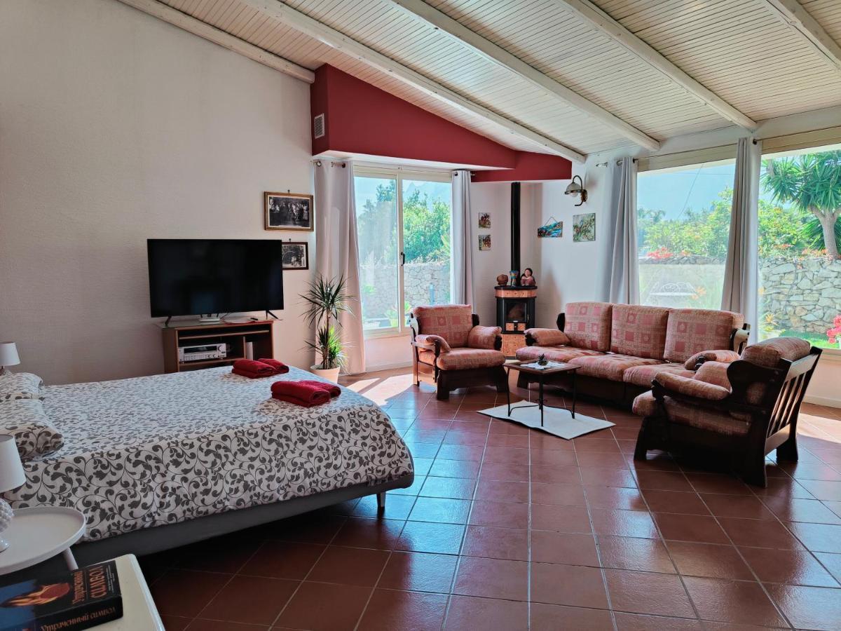 Villa Manzella Piscina Privata Cinisi Kültér fotó