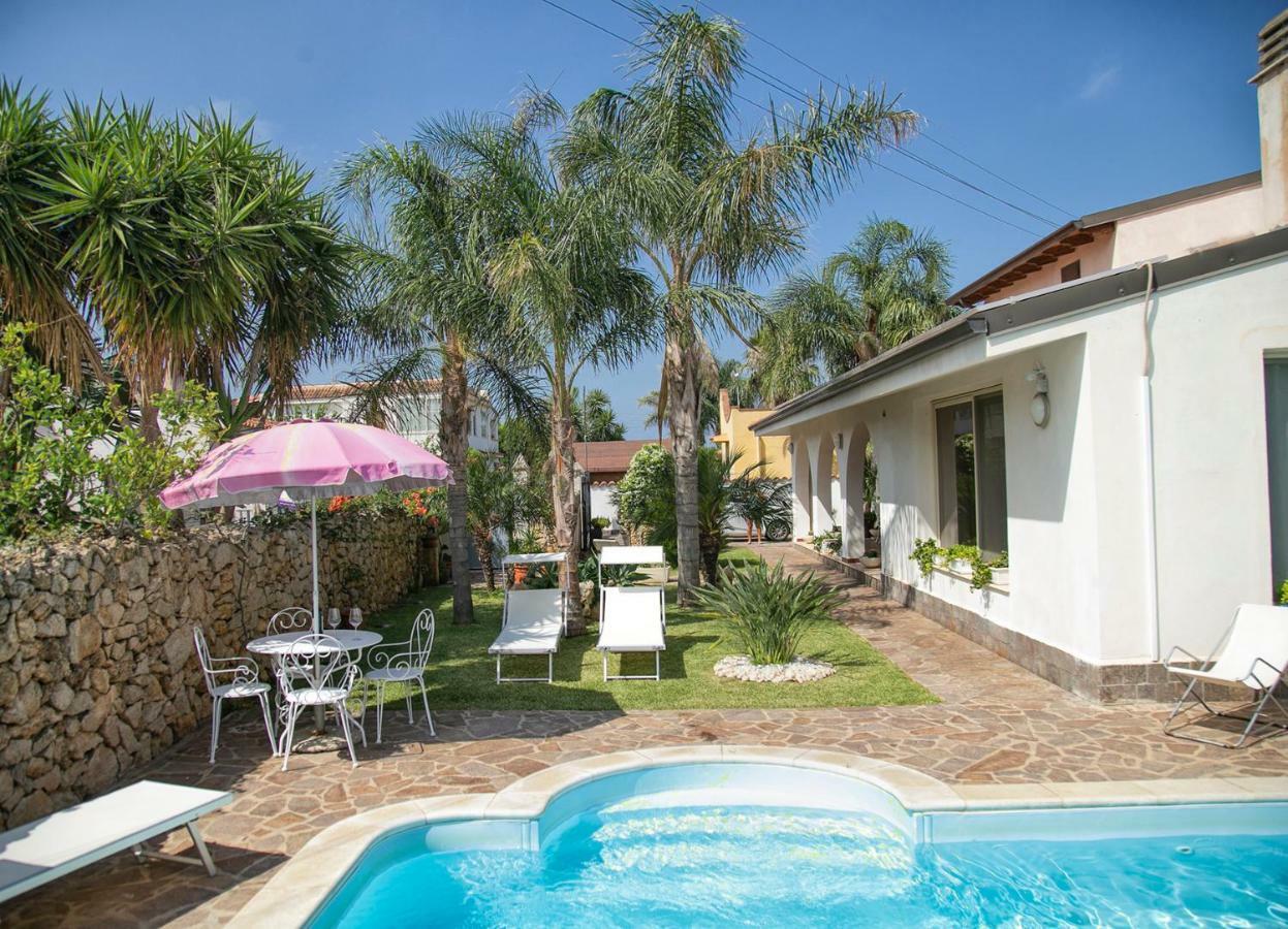 Villa Manzella Piscina Privata Cinisi Kültér fotó