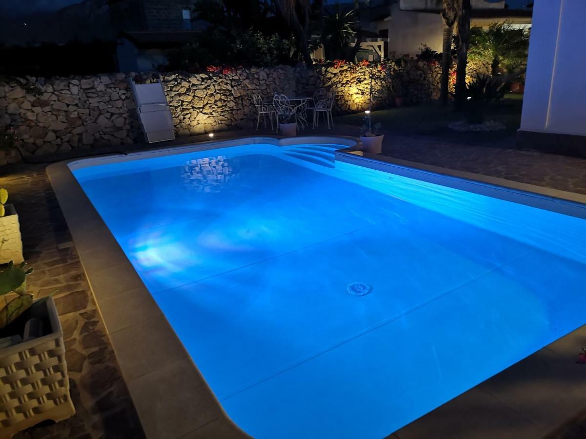 Villa Manzella Piscina Privata Cinisi Kültér fotó